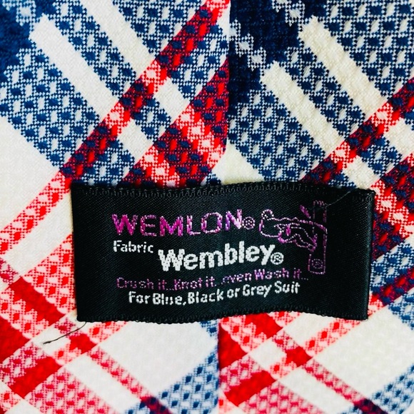 Vintage Neck Tie 60s Plaid - Picture 4 of 4